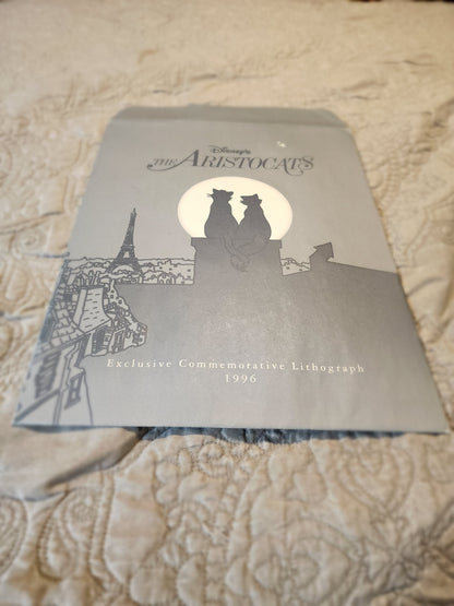 Disney Aristocats Lithograph - 1996 - 11"x14"