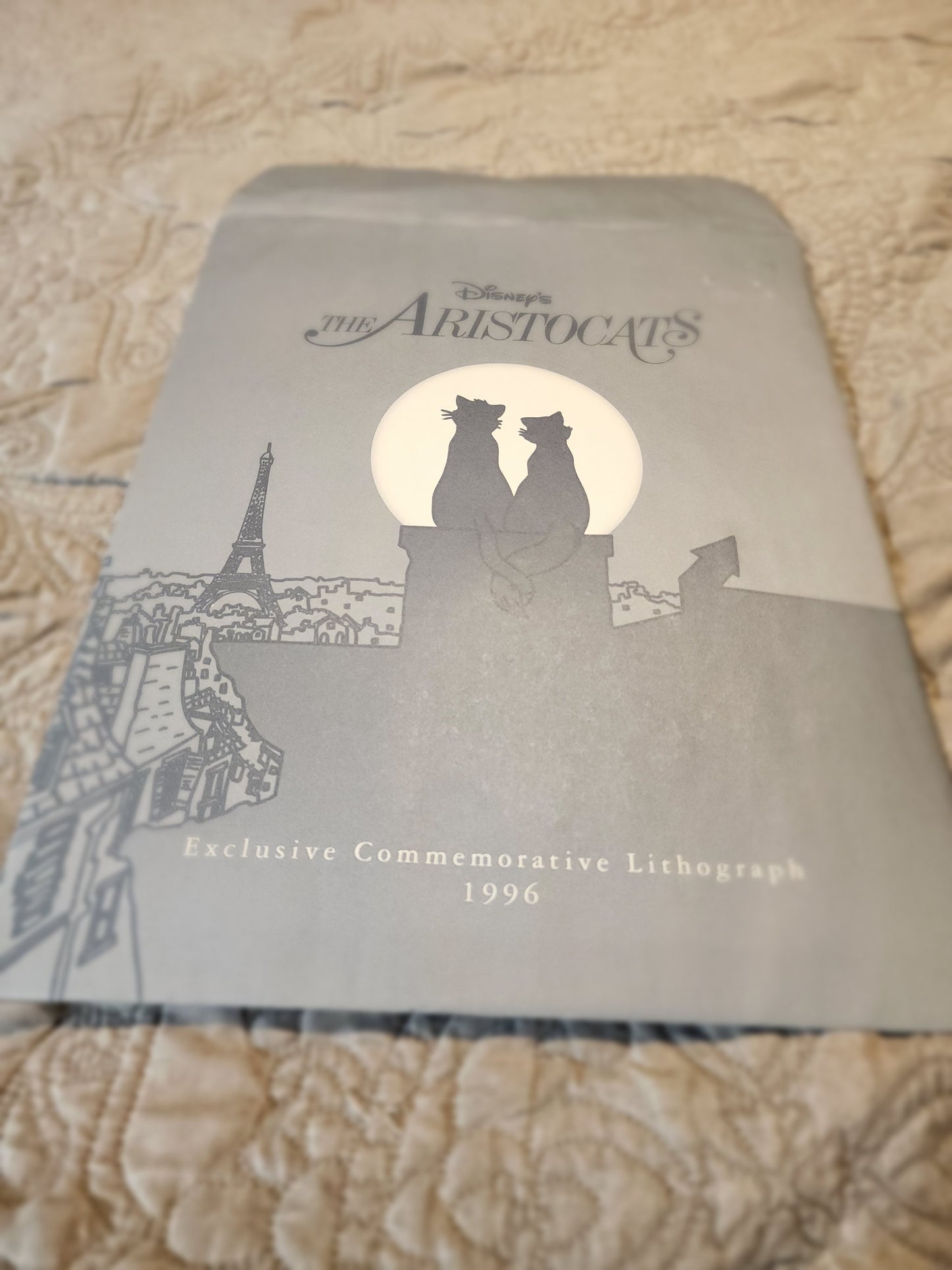 Disney Aristocats Lithograph - 1996 - 11"x14"