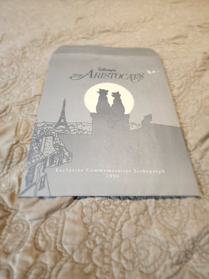 Disney Aristocats Lithograph - 1996 - 11"x14"