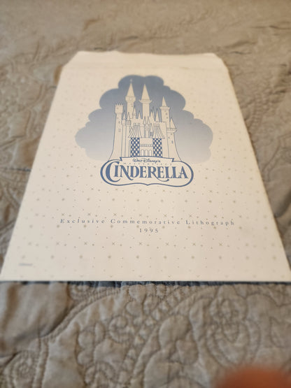 Disney Cinderella Lithograph -1995- 11"x14"