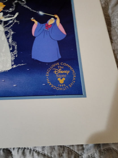 Disney Cinderella Lithograph -1995- 11"x14"