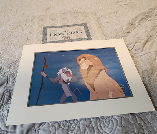 Disney The Lion King Lithograph - 1995 - 11"x14"