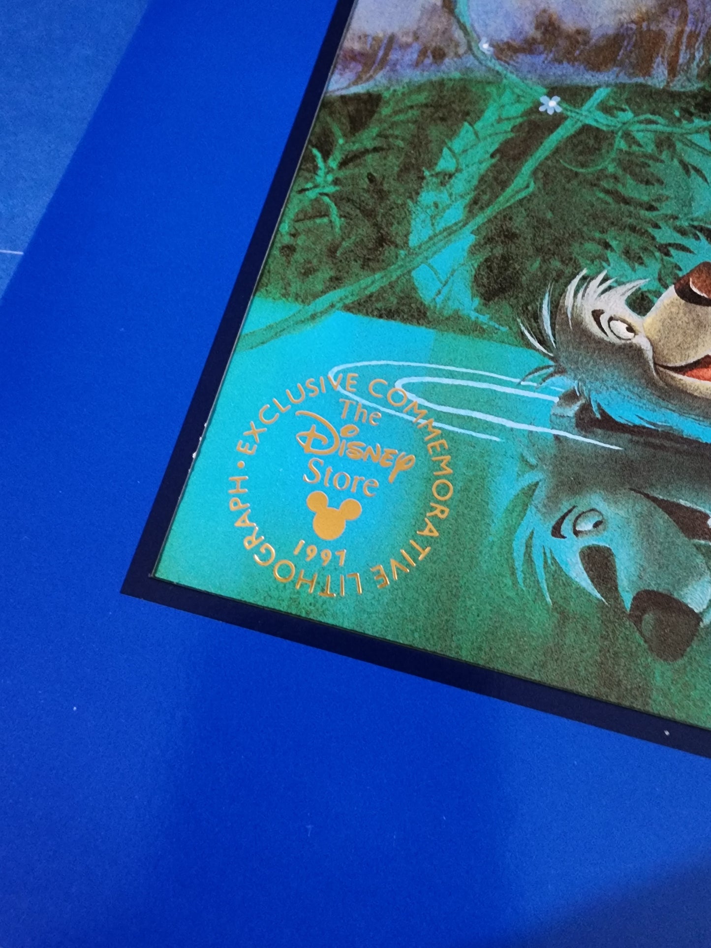 Disney Jungle Book Lithograph -1997- 11"x14"