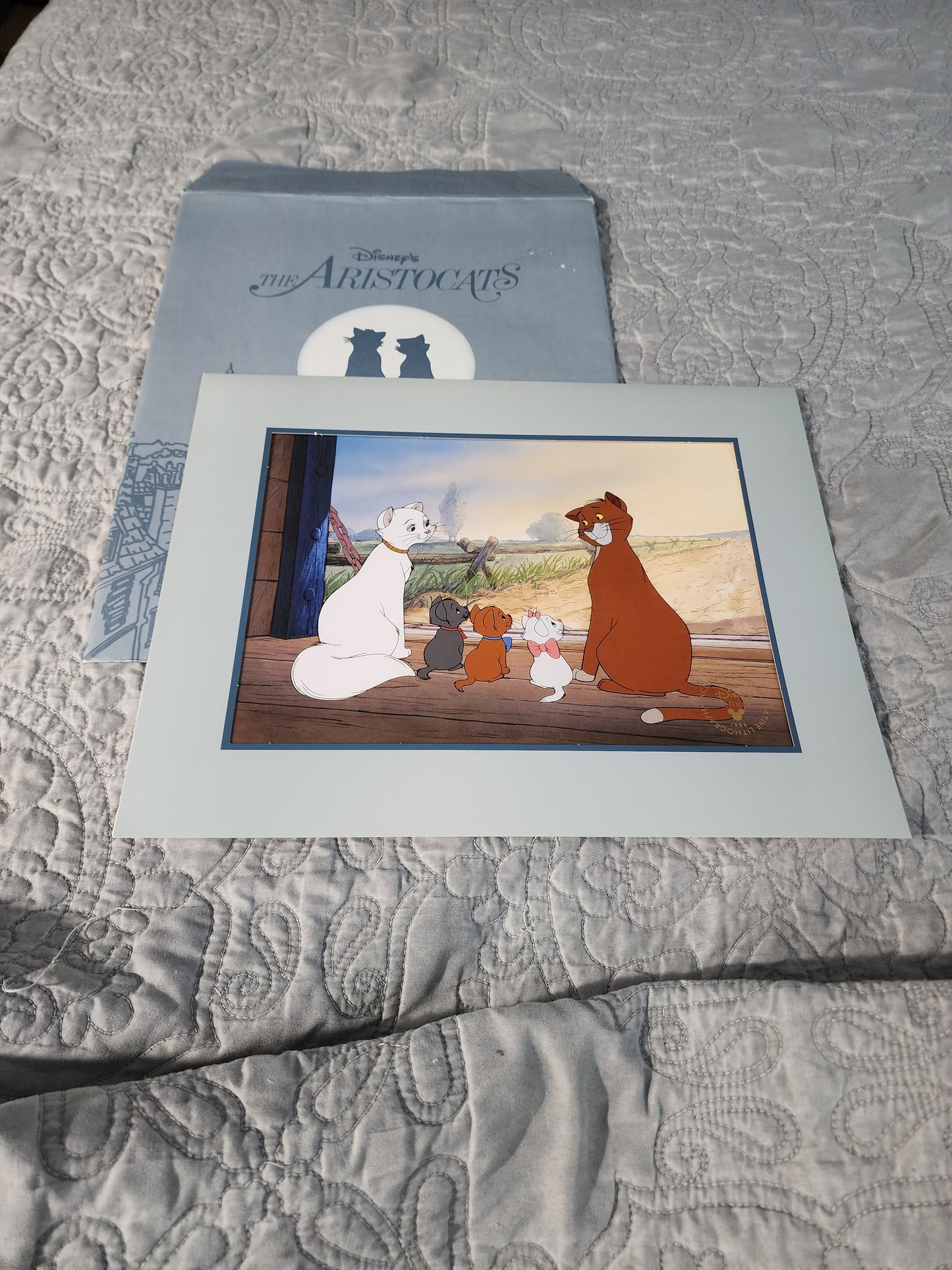 Disney Aristocats Lithograph - 1996 - 11"x14"