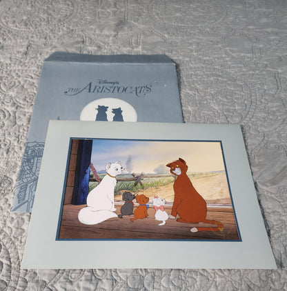 Disney Aristocats Lithograph - 1996 - 11"x14"