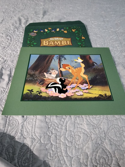 Disney Bambi Lithograph -1997- 11"x14"