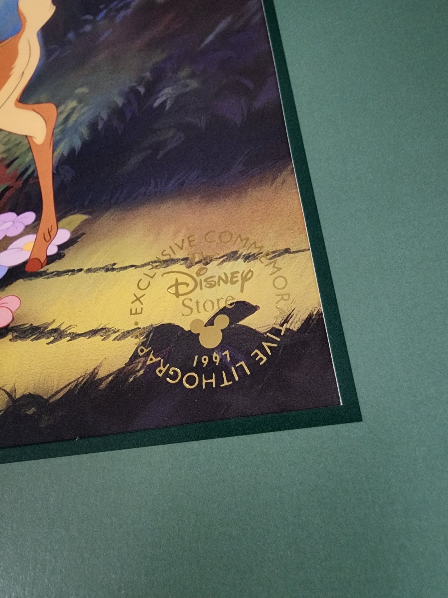 Disney Bambi Lithograph -1997- 11"x14"