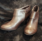 East 5th Dark Brown Ankle Boots - Size 10w