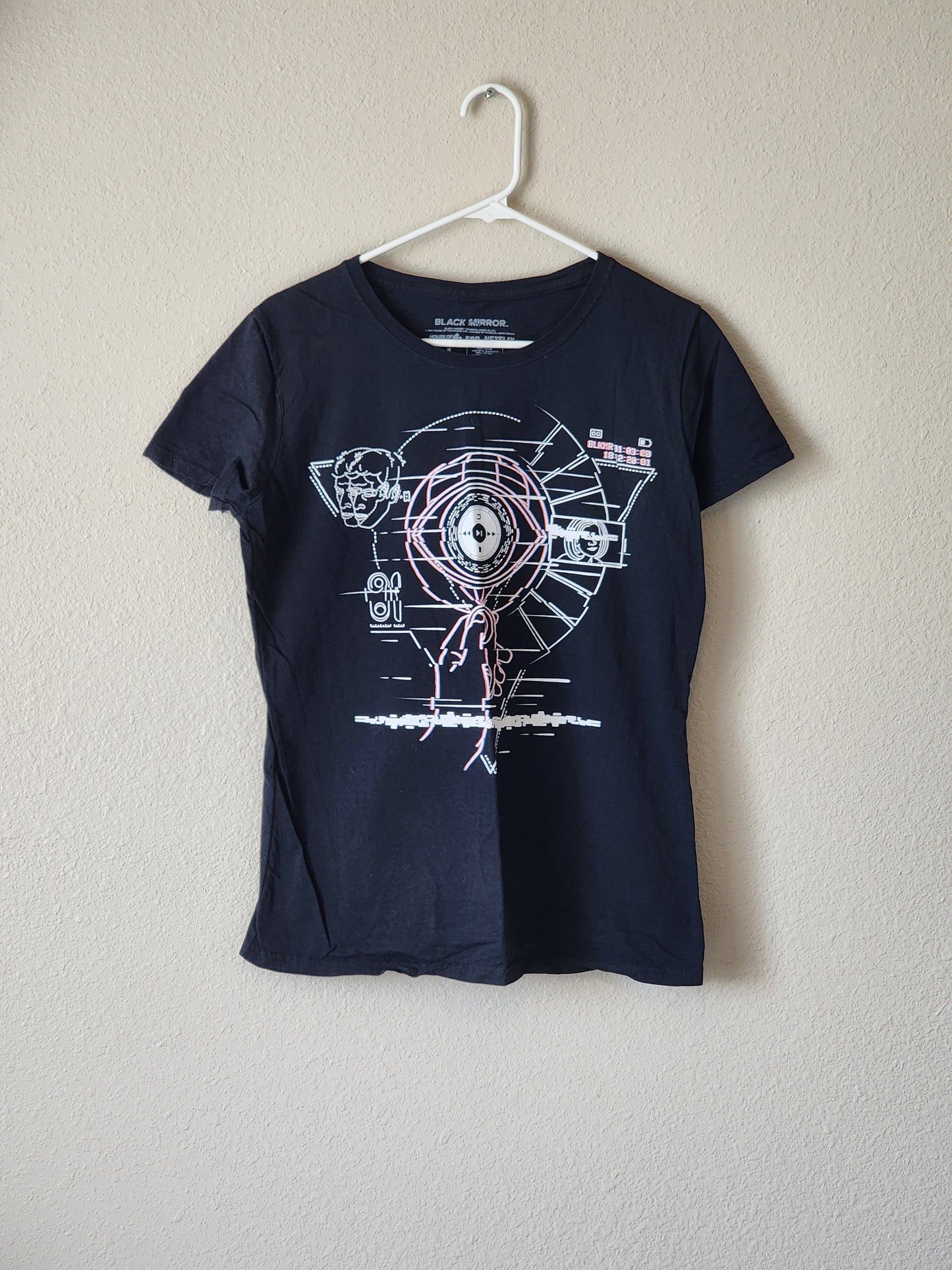 Black Mirror T-shirt, Netflix, Size - L