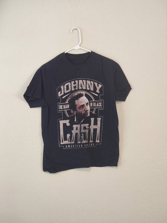 Johnny Cash T-shirt, Size - Medium-ish